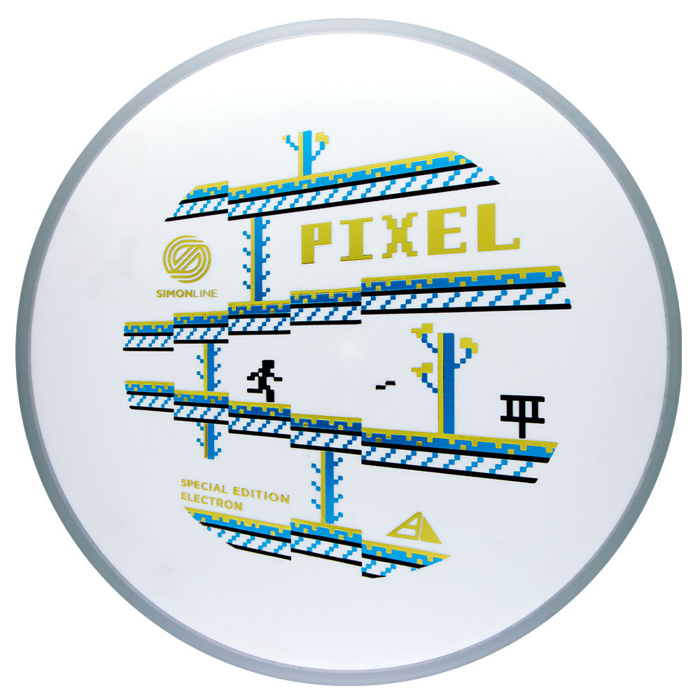 Axiom Electron Soft Pixel Putter with SimonLine Special Edition - 8-bit Disc Golf Stamp - Speed 2
