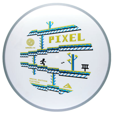 Axiom Electron Soft Pixel Putter with SimonLine Special Edition - 8-bit Disc Golf Stamp - Speed 2