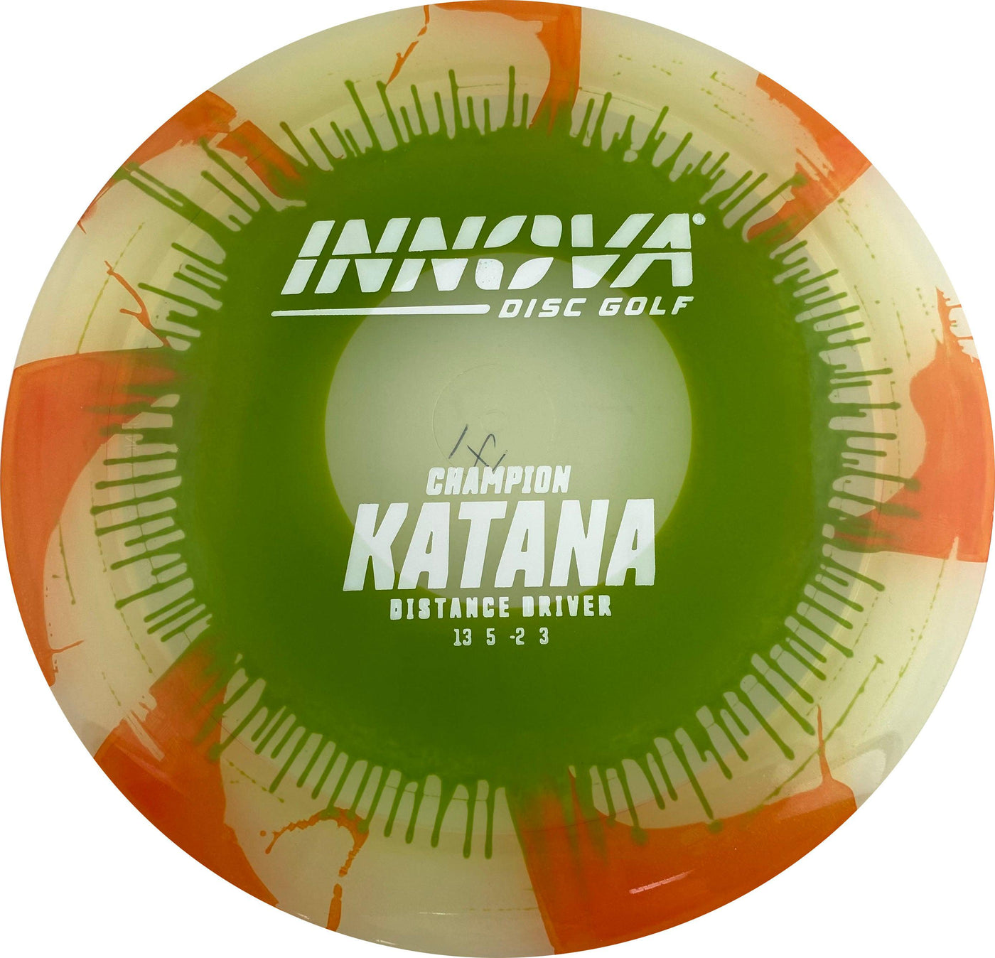 Innova Champion I-Dye Katana Distance Driver with Burst Logo Stock Stamp - Speed 13
