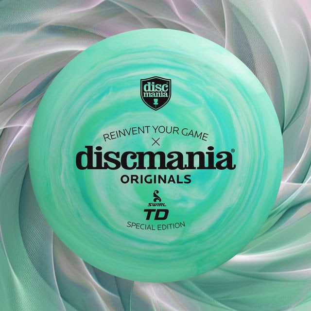 Discmania Swirly S-Line TD Distance Driver with Reinvent Your Game x Discmania Originals Special Edition Stamp - Speed 10