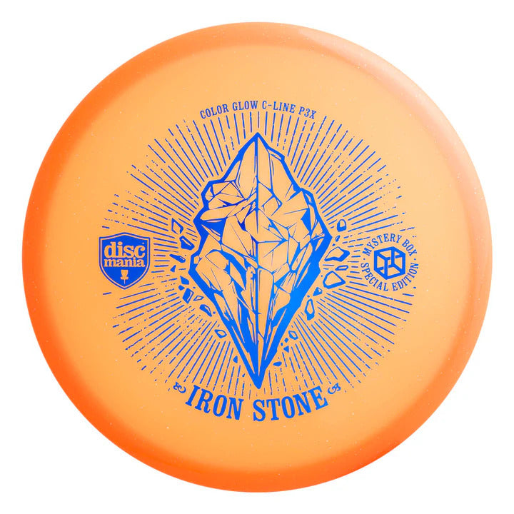 Discmania C-Line Color Glow P3X Putter with Iron Stone - Mystery Box Special Edition Stamp - Speed 3