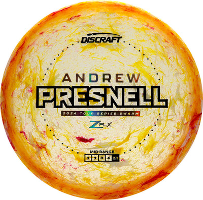 Discraft Jawbreaker Z FLX Swarm Midrange with Andrew Presnell 2024 Tour Series Stamp - Speed 5