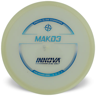 Innova Proto Glow Champion Mako3 Midrange with Burst Logo Stock Stamp - Speed 5