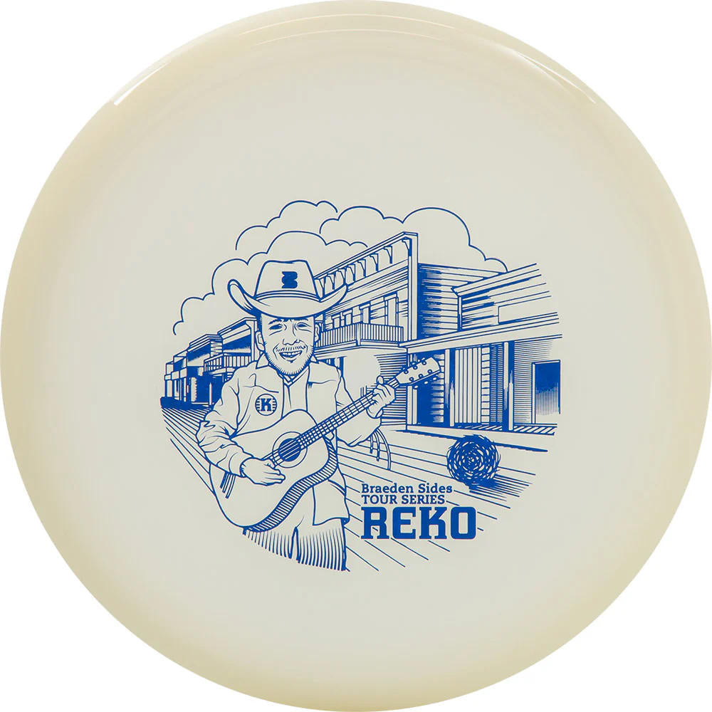 Kastaplast K1 Glow Reko Putter with Braeden Sides Tour Series 2024 Stamp - Speed 3