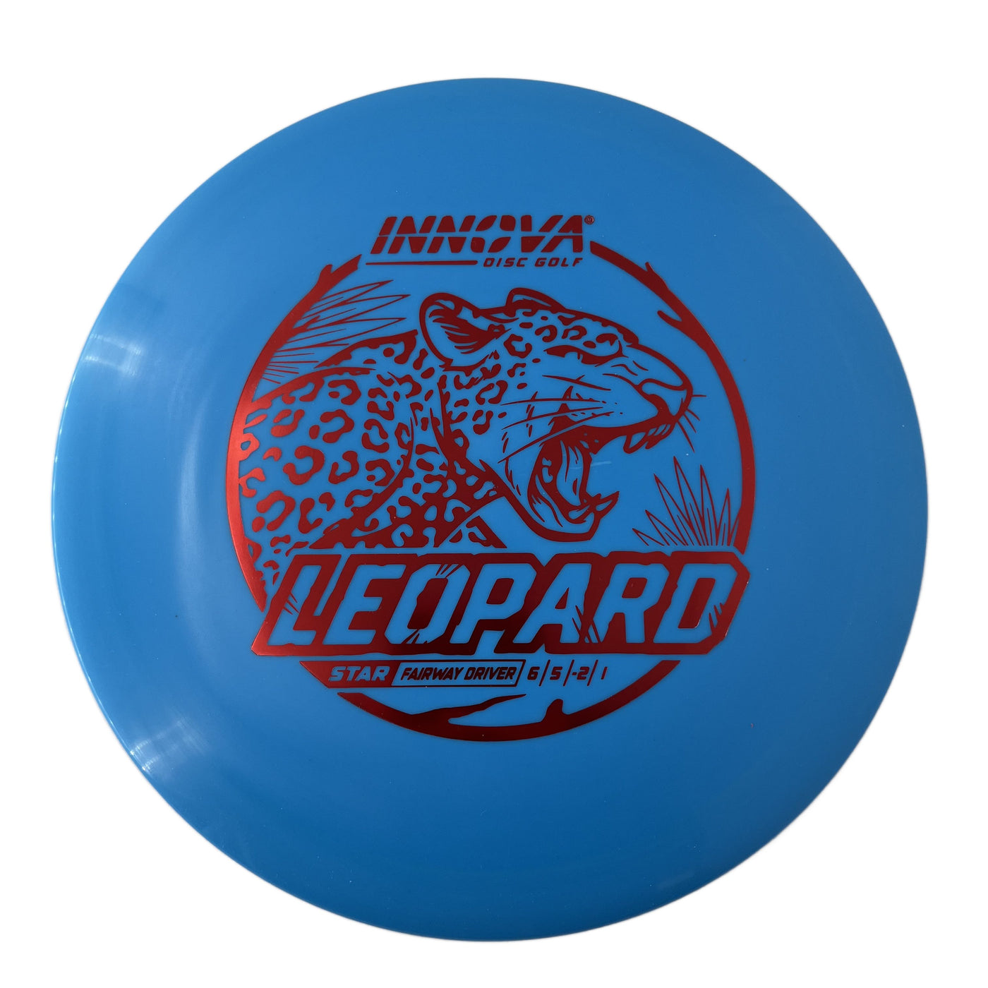 Innova Star Leopard Fairway Driver with Burst Logo Stock Stamp - Speed 6