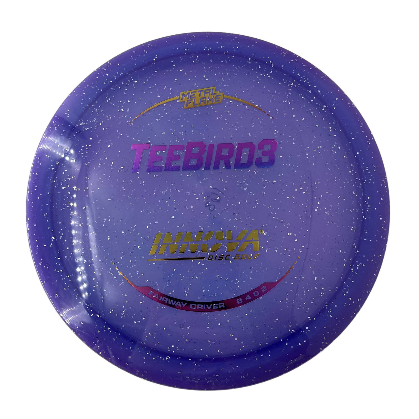 Innova Champion Metal Flake Teebird3 Fairway Driver with Burst Logo Stock Stamp - Speed 8
