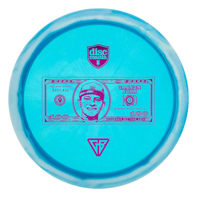 Discmania Horizon C-Line Metal Flake FD3 Fairway Driver with Gannon Buhr - Most Money Earned in a Season $211,432 - Dollar Bill - GB Stamp - Speed 9