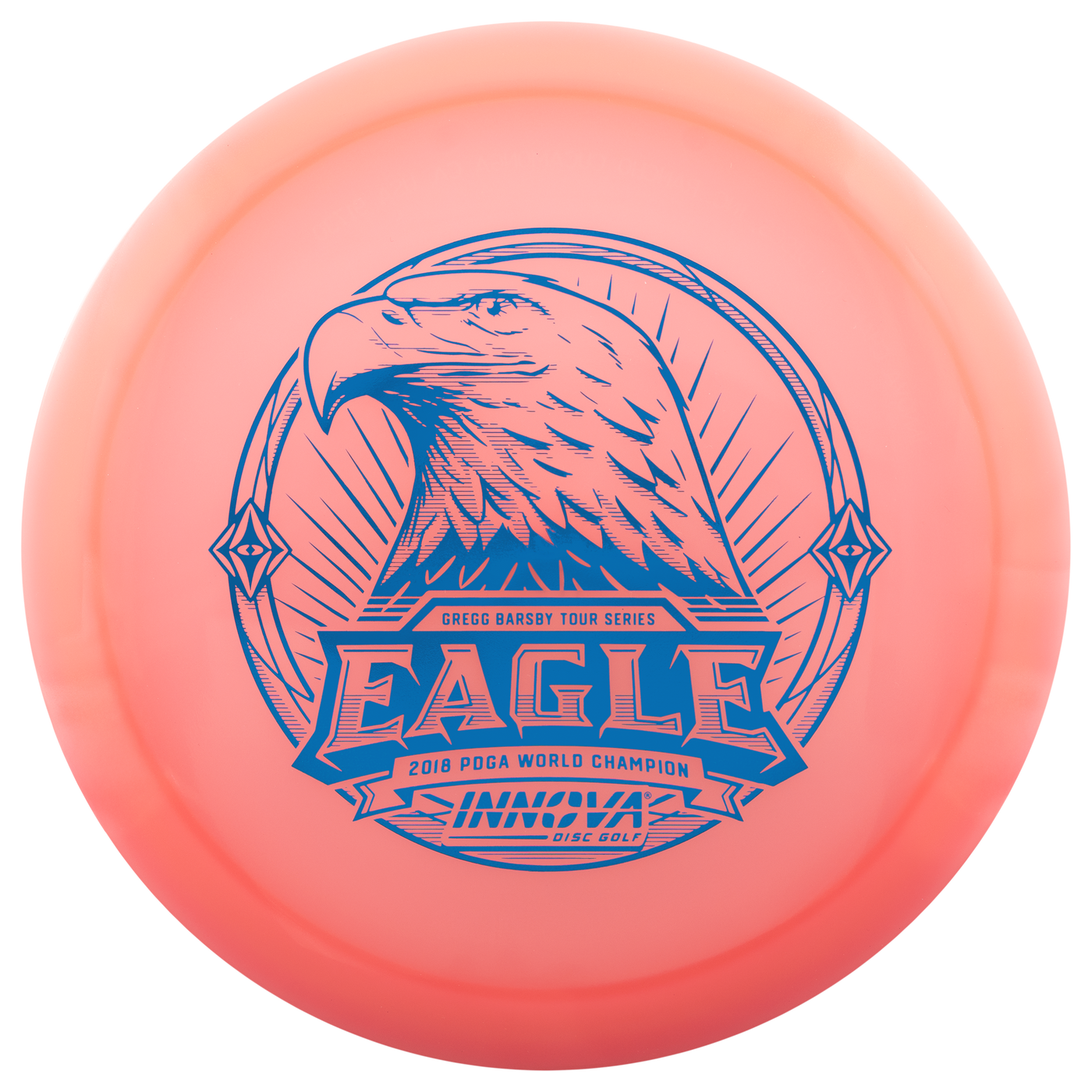 Innova Proto Glow Champion Eagle Fairway Driver with Gregg Barsby Star Team Tour Series 2025 Stamp - Speed 7