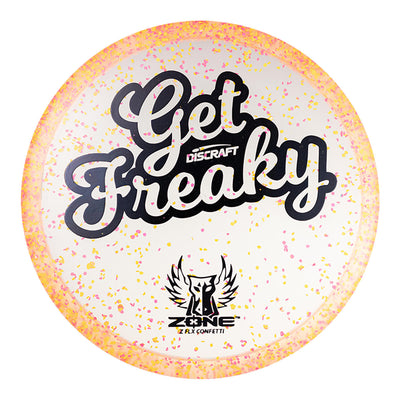 Discraft Elite Z FLX Confetti Zone Putter with Get Freaky Dark Horse Brodie Smith Stamp - Speed 4