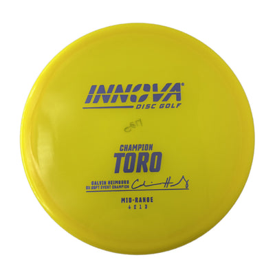 Innova Champion Toro Midrange with Calvin Heimburg - 9X DGPT Event Champion Signature Stamp - Speed 4