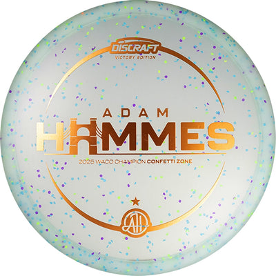 Discraft Elite Z Confetti Zone Putter with Adam Hammes - 2025 Waco Champion - AH Signature Stamp - Speed 4
