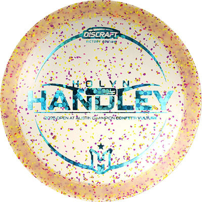 Discraft Elite Z Confetti Vulture Fairway Driver with Holyn Handley - 2025 Open at Austin Champion - HH Logo Stamp - Speed 10