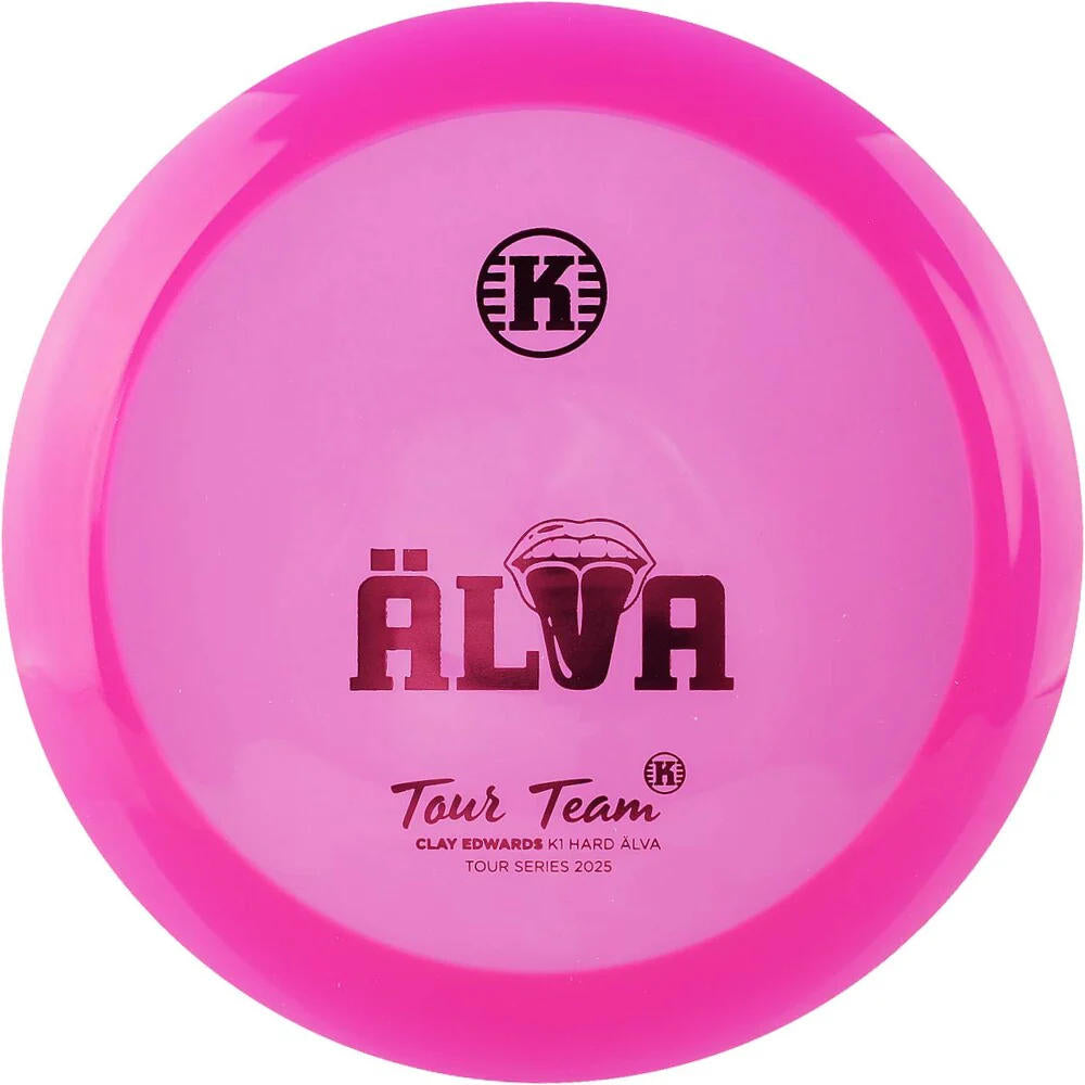 Kastaplast K1 Hard Alva Distance Driver with Clay Edwards Tour Team - Tour Series 2025 Stamp - Speed 11