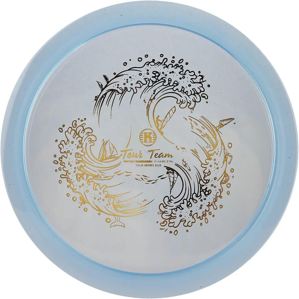 Kastaplast K1 Hard Stal Fairway Driver with Fritiof Fagergren Tour Team Waves - Tour Series 2025 Stamp - Speed 9