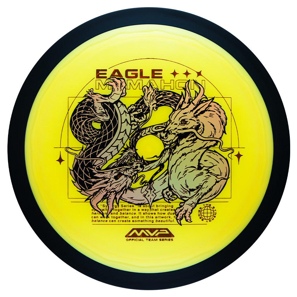 MVP Plasma Dimension Distance Driver with Eagle McMahon Team Series & Synergy Series Dragon Art by Green C Studio Stamp - Speed 14.5