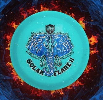 Discmania C-Line Glow Metal Flake FD3 Fairway Driver with Alden Harris Signature Series Solar Flare II (Triple Foil) Stamp - Speed 9