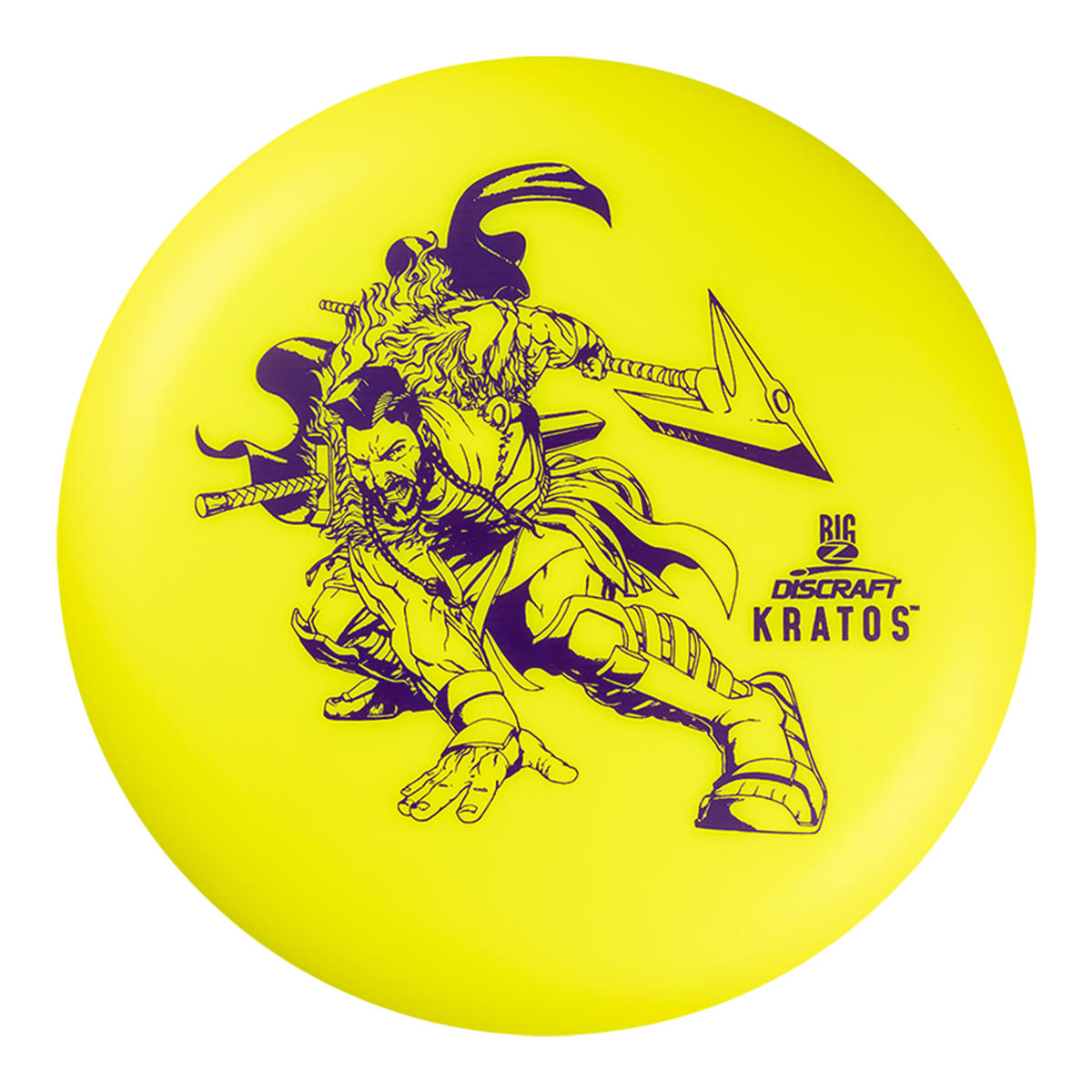 Discraft Big Z Collection Kratos Putter with Big Z Stock Stamp with Inside Rim Embossed PM Paul McBeth Stamp - Speed 3