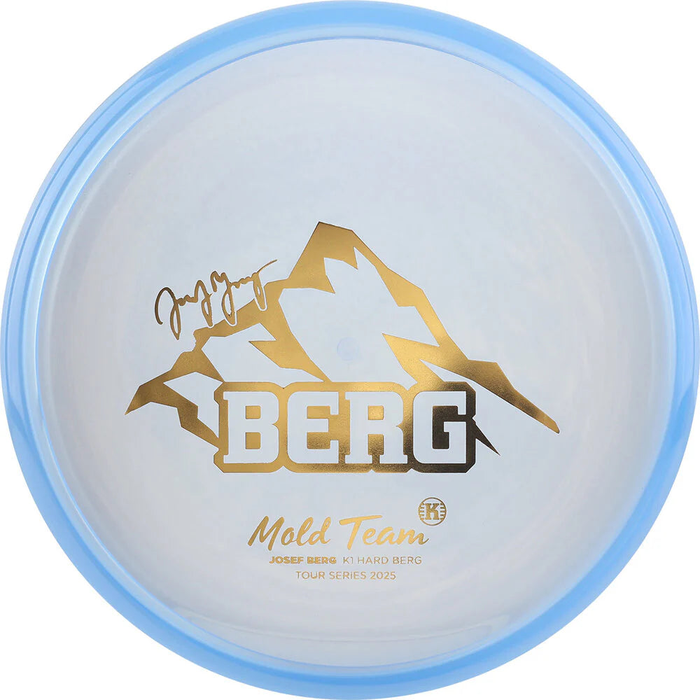 Kastaplast K1 Hard Berg Putter with Mold Team - Josef Berg - Tour Series 2025 Stamp - Speed 1