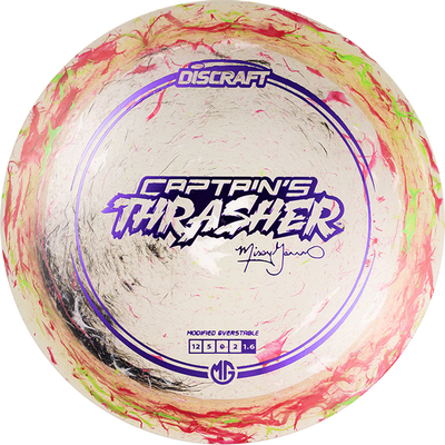 Discraft Elite Z Jawbreaker Captain's Thrasher Distance Driver with 2025 Missy Ganon Stamp - Speed 12