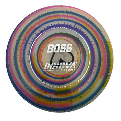 Innova Champion I-Dye Boss Distance Driver with Circle Stock Stamp - Speed 13