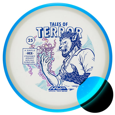 Axiom Particle Eclipse Glow Hex 5|5.5|-1|1 Midrange with Tales of Terror - Lionheart by Artist DoubleRam Design Stamp - Speed 5
