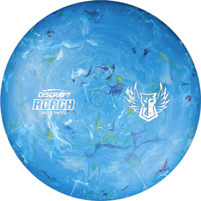 Discraft Bro-D Swirl Rubber Blend Roach Putter with Brodie Smith Minimal Dark Horse Stamp - Speed 2