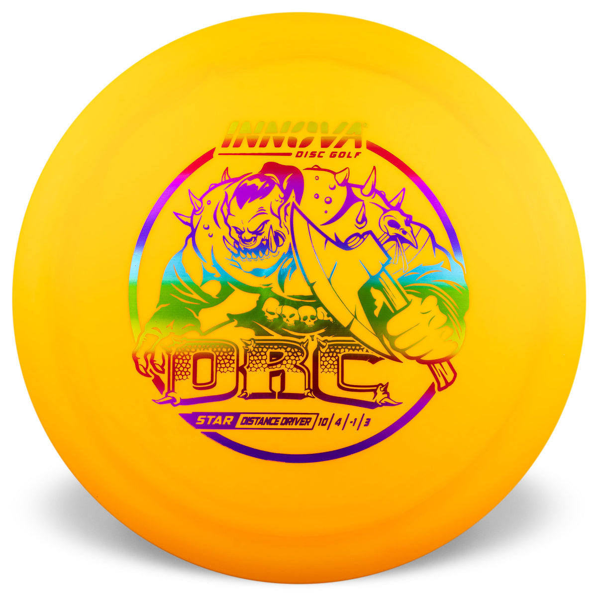 Innova Star Orc Distance Driver with Burst Logo Stock Stamp - Speed 10