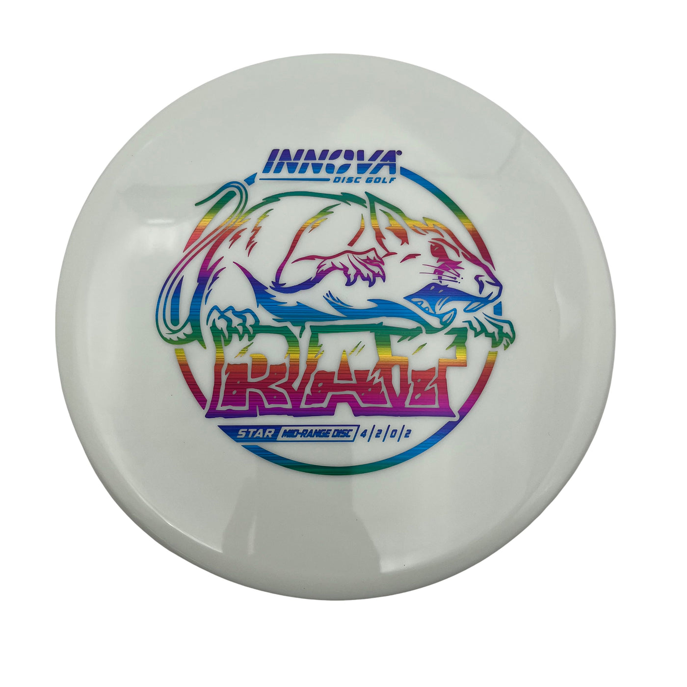 Innova Star Rat 4|2|0|2 Midrange with Burst Logo Stock Stamp - Speed 4