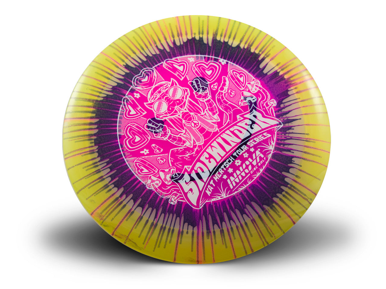 Innova Champion I-Dye Sidewinder Distance Driver with Kat Mertsch Tour Series 2025 Stamp - Speed 9