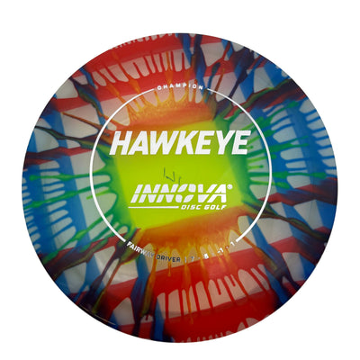 Innova Champion I-Dye Hawkeye Fairway Driver with Circle Stock Stamp - Speed 7