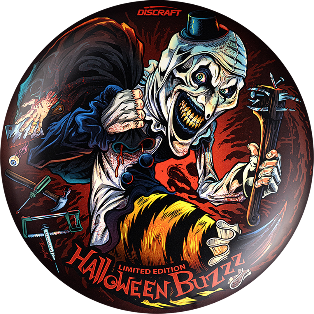 Discraft ESP SuperColor Buzzz Midrange with 2025 Halloween Art by Brian Allen Stamp - Speed 5