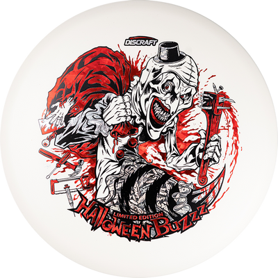 Discraft Seasonal Glow Elite Z Buzzz Midrange with 2025 Tri-Foil Hot Stamp Halloween Art by Brian Allen Stamp - Speed 5