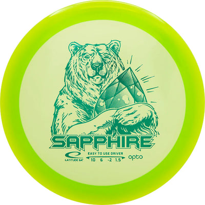 Latitude 64 Opto Sapphire Fairway Driver with Stock Character Stamp - Speed 10