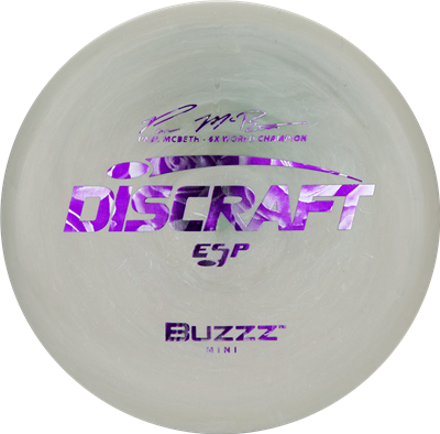 Discraft ESP Mini Buzzz Mini Junior Midrange with Paul McBeth - 6x World Champion Signature Stamp - Speed 5