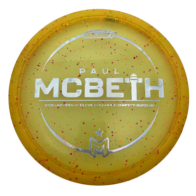 Discraft Elite Z Confetti BuzzzSS Midrange with Paul McBeth 2025 LWS Open At Idlewild Champion - Victory Edition Stamp - Speed 5
