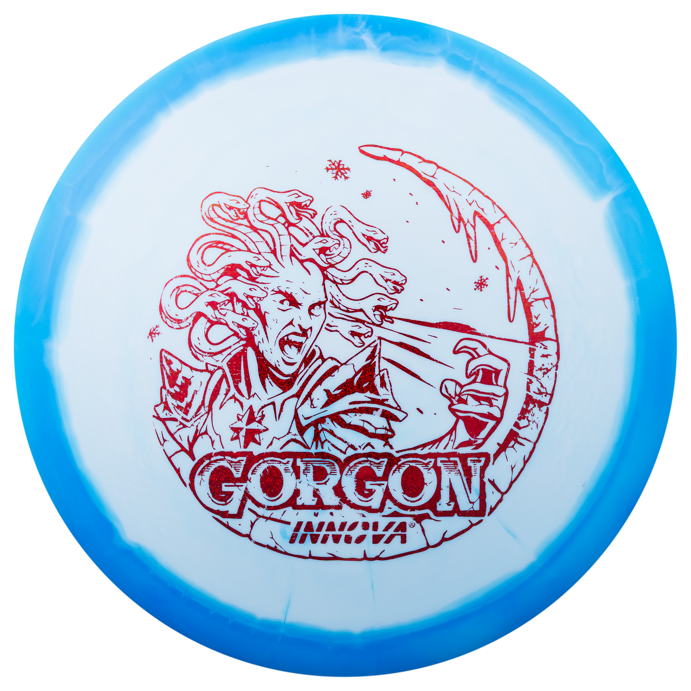 Innova Halo Star Gorgon Distance Driver with 2025 Winter Holiday Stamp - Speed 10