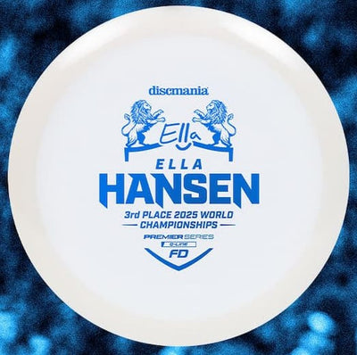 Discmania Q-Line FD Fairway Driver with Ella Hansen 3rd Place 2025 World Championships Premier Series Stamp - Speed 7