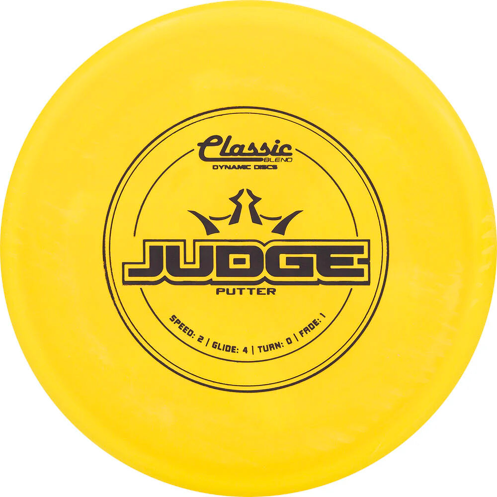 Dynamic Discs Classic Blend Judge Putter with #TEAMJUDGE Stamp - Speed 2