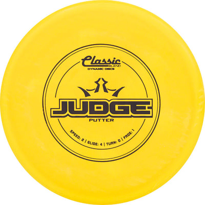 Dynamic Discs Classic Blend Judge Putter with #TEAMJUDGE Stamp - Speed 2