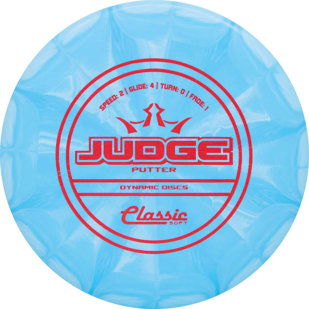 Dynamic Discs Classic Soft Burst Judge Putter with Stock (No Burst Icon) Stamp - Speed 2