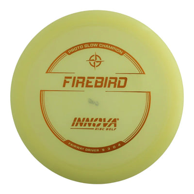 Innova Proto Glow Champion Firebird Distance Driver with Burst Logo Stock Stamp - Speed 9