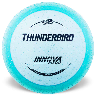 Innova Champion Metal Flake Thunderbird Distance Driver with Burst Logo Stock Stamp - Speed 9
