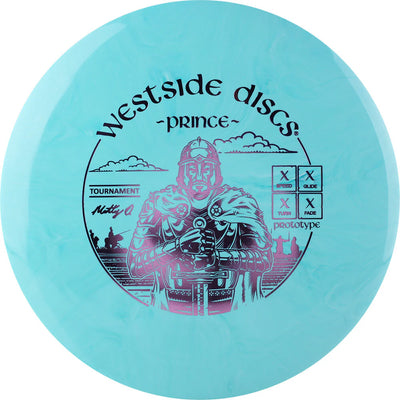 Westside Tournament Burst Prince Distance Driver with Matty O Prototype Stamp - Speed 13