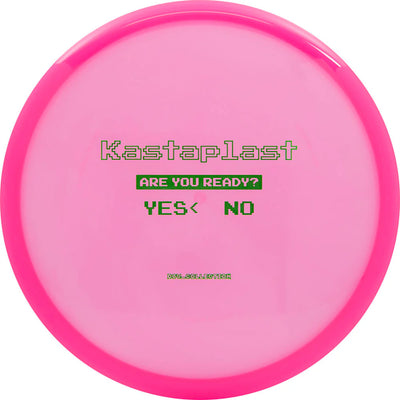 Kastaplast K1 Svea Midrange with Are You Ready? DGV Disc Golf Valley Collection Stamp - Speed 5