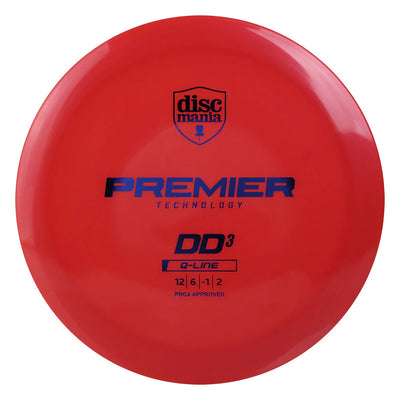 Discmania Q-Line DD3 Distance Driver with Premier Technology Stock Stamp - Speed 12