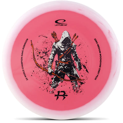 Latitude 64 Zero Medium Moonshine Glow Orbit Peak Putter with Isaac Robinson 2026 Team Series Archer Stamp - Speed 3