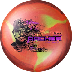 Discraft Special Blend Titanium Metallic Big Z Pearl Archer 54-41 Fairway Driver with 2026 Austin Turner Tour Series Stamp - Speed 5