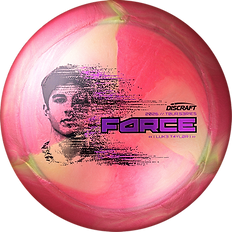 Discraft Special Blend Titanium Metallic Big Z Pearl Force Distance Driver with 2026 Luke Taylor Tour Series Stamp - Speed 12