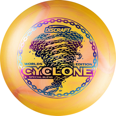 Discraft Special Blend Titanium Metallic Big Z Pearl Cyclone Fairway Driver with 2026 Worlds Edition Tour Series Stamp - Speed 7