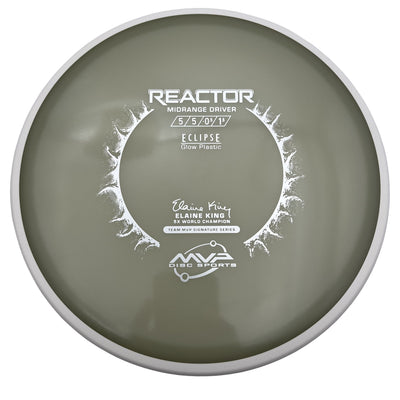 MVP Eclipse Glow 2.0 Reactor Midrange with Elaine King 5x World Champion Team MVP Signature Series Stamp - Speed 5